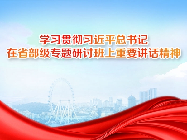 學(xué)習(xí)貫徹習(xí)近平總書記在省部級(jí)專題研討班上重要講話精神