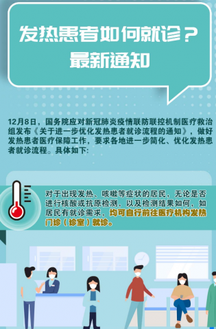 發(fā)熱患者如何就診？最新通知