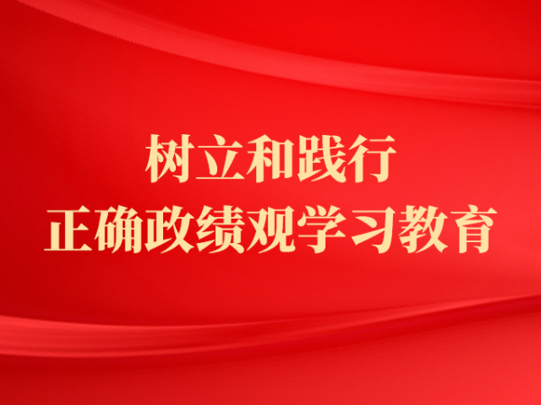 專題丨樹立和踐行正確政績觀學習教育